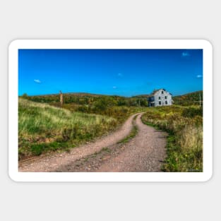 Abandoned House, Earltown, Nova Scotia Sticker